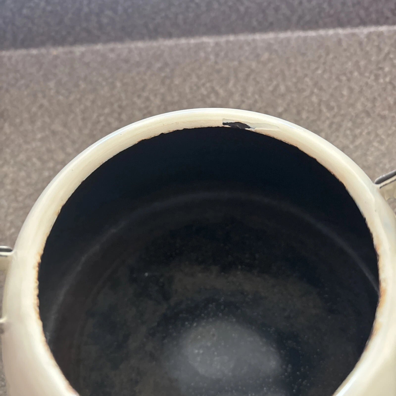 Pfaltzgraff Naturewood Garden Metal Enamelware Teapot Tea Pot Kettle with Lid