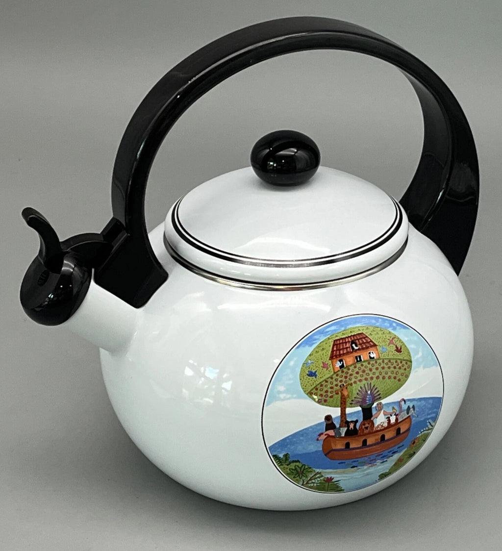 Villeroy & Boch Design Naif Tea Kettle Noah's Ark Folk Art 67.5 oz w/tag