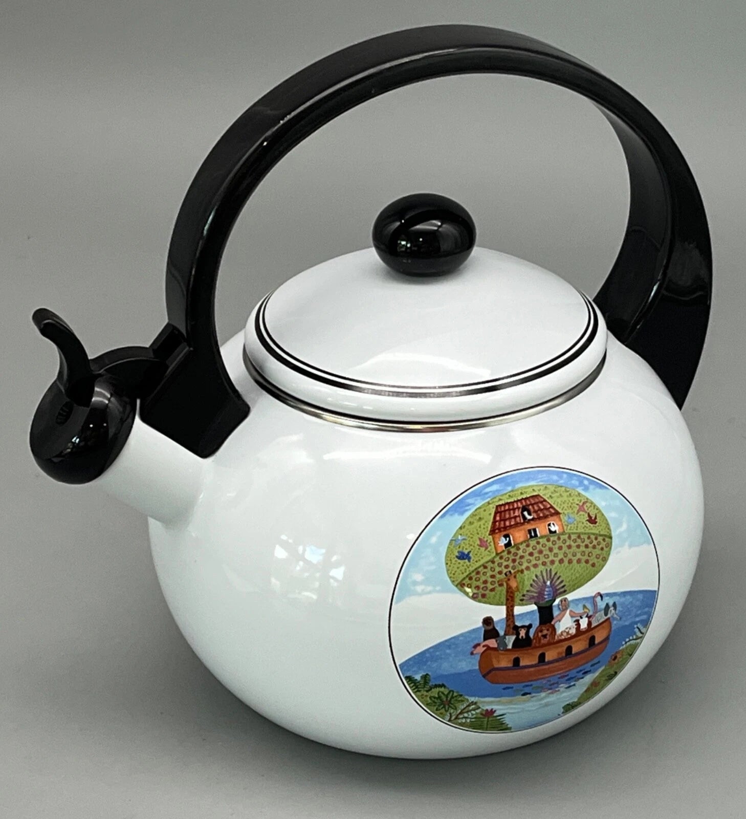 Villeroy & Boch Design Naif Tea Kettle Noah's Ark Folk Art 67.5 oz w/tag