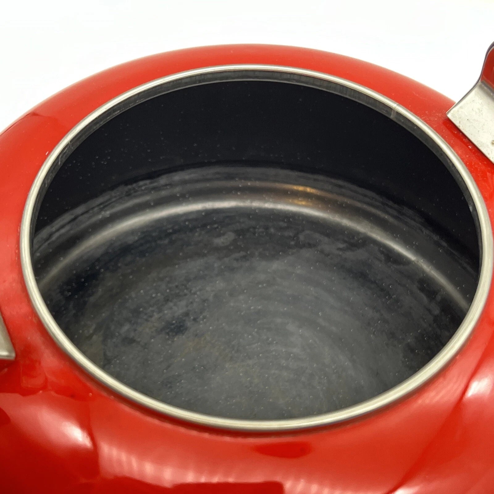 Le Creuset Tea Kettle Teapot Red Ombre Enamel Steel 1.7 Quart