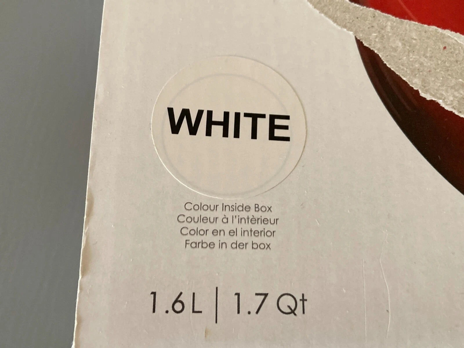 Le Creuset Whistling Tea Kettle 1.7 Qt White Enamel on Steel New