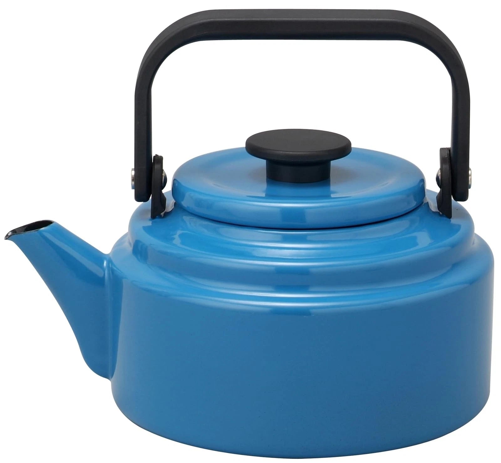 Noda Horo Kettle Enamel 2.0L IH Compatible Blue Made in Japan Am Kettle AM-20KBL