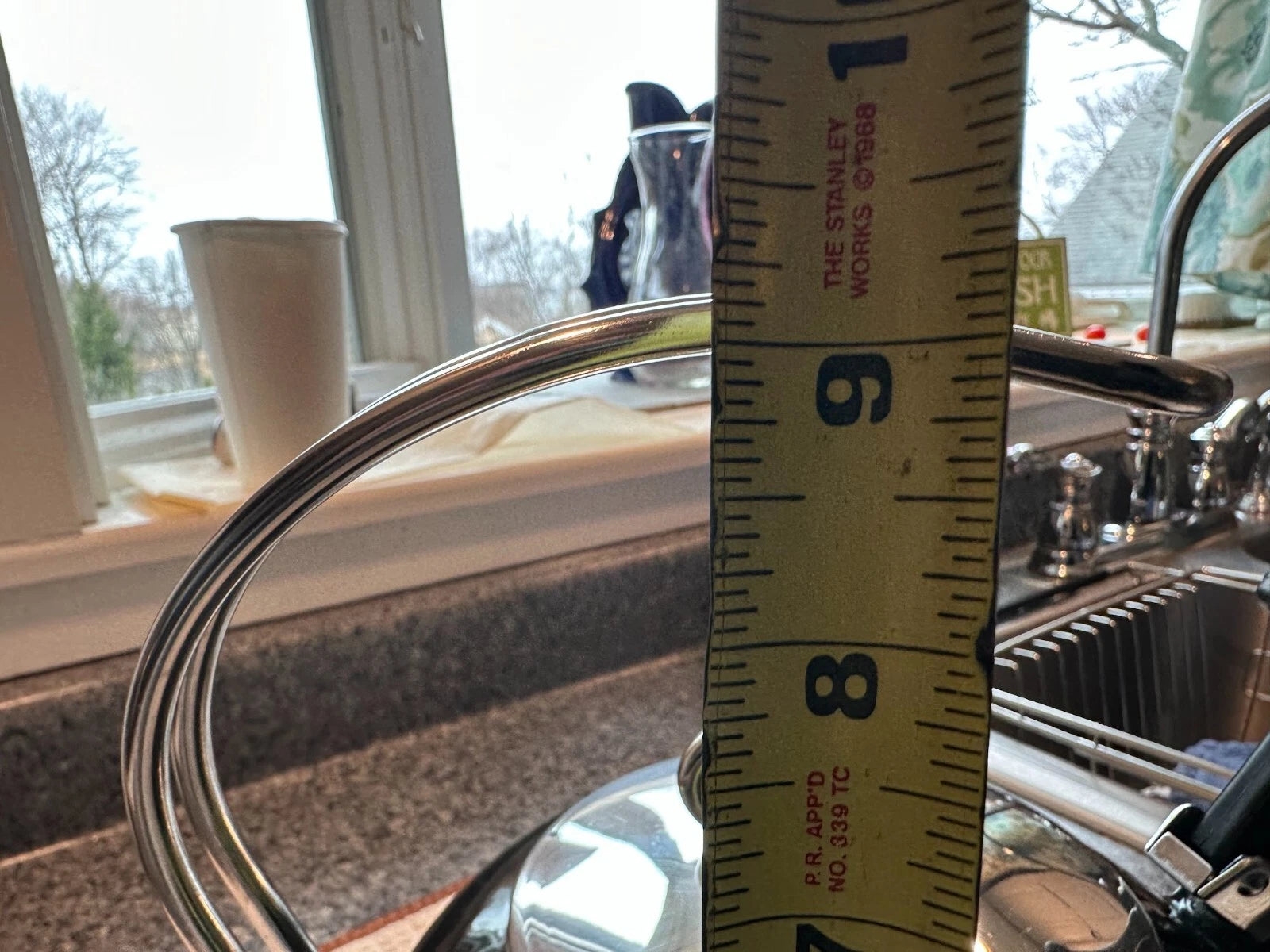 Enamel-on-Steel Classic Tea Kettle BLACK 1.5 Qt