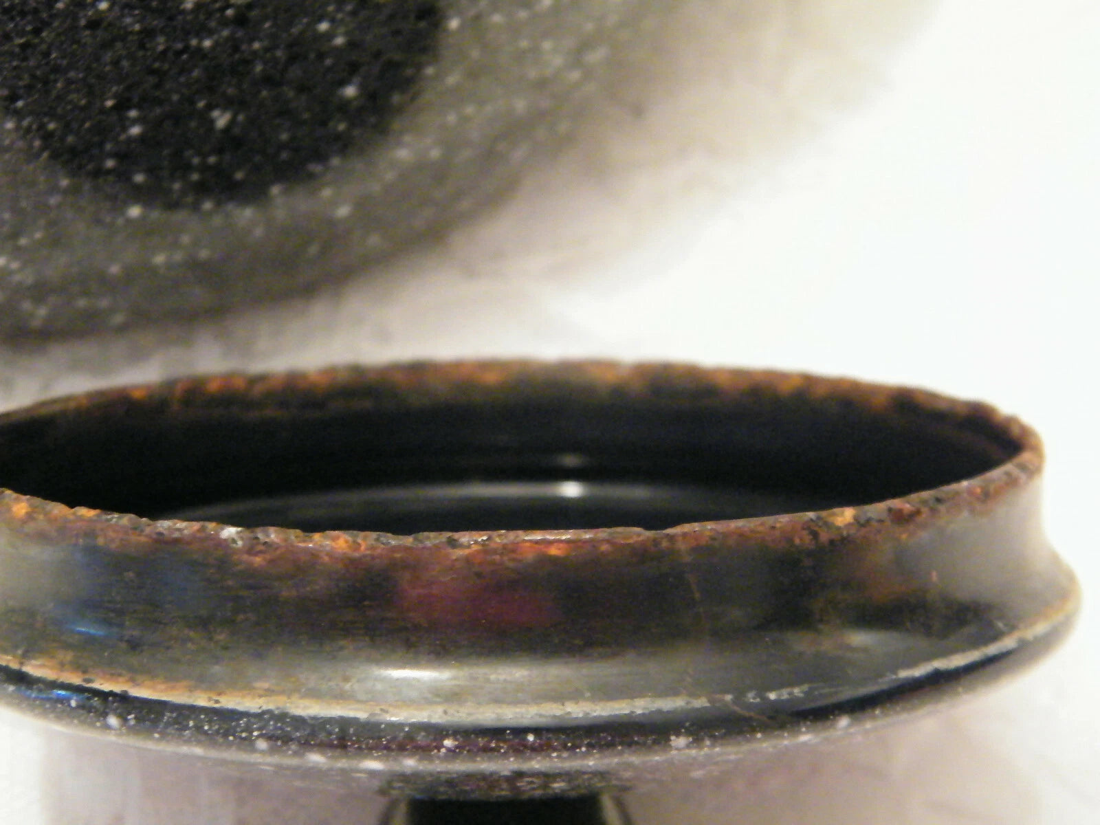 Vintage Enamelware Tea Kettle teapot atomic speckled tea pot mid century modern