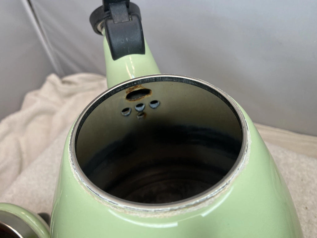 Le Creuset Ogive Enamel-on-Steel 1.7 Quart Tea Kettle - Kiwi Green Ombré