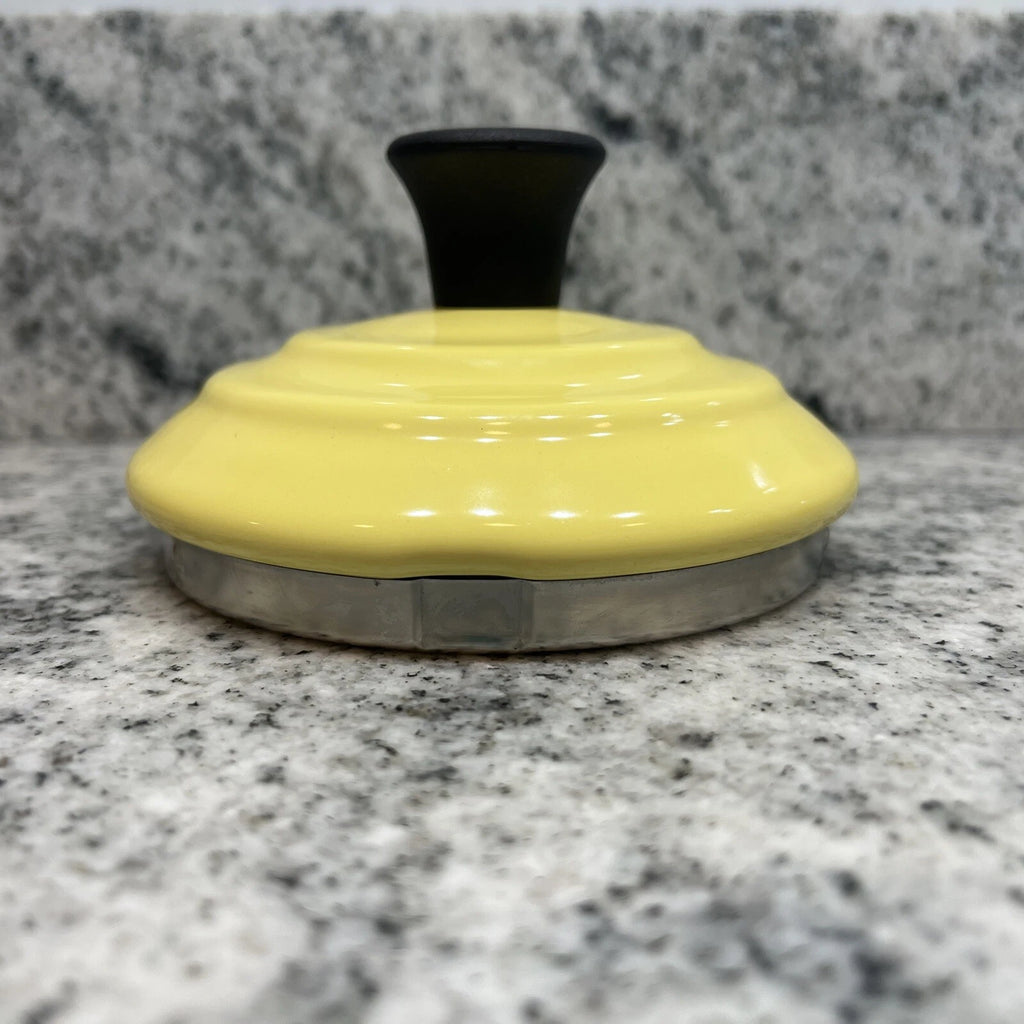 Replacement Le Creuset Yellow Enamel 1.7 Quart Metal Teapot LID