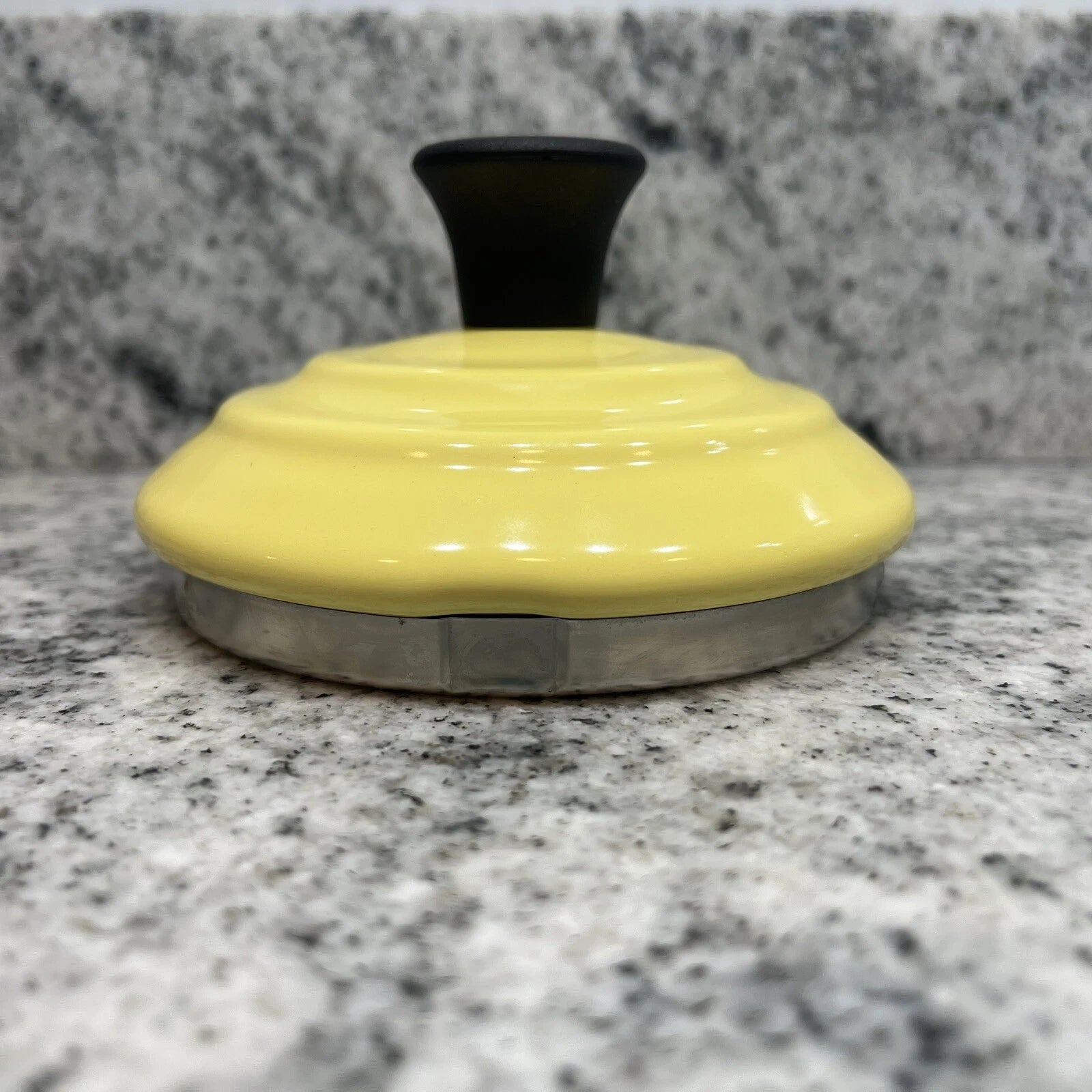 Replacement Le Creuset Yellow Enamel 1.7 Quart Metal Teapot LID