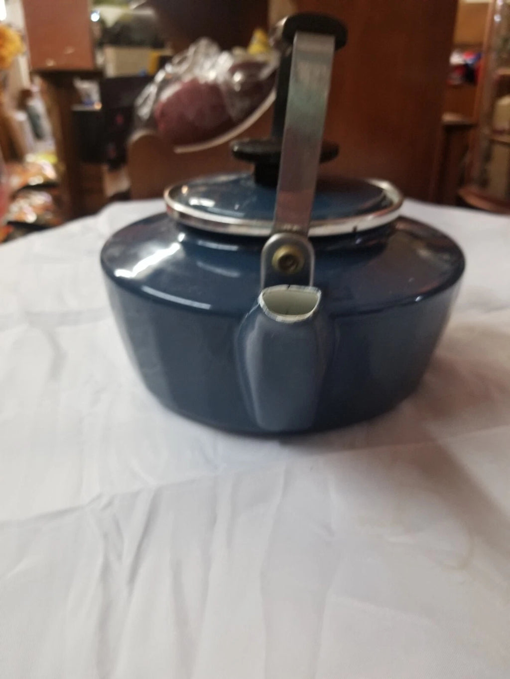 Mikasa Gourmet Color Navy Blue Teapot ( Enamel)