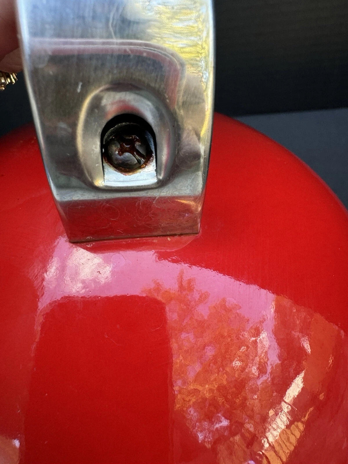 Copco - Enamel Tomato Tea Kettle - Brilliant Red - 2.5 Quarts