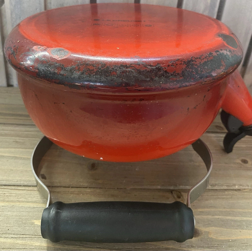 Le Creuset OOLONG Kettle Cerise Red 1.7QT/1.6L Enamel Minor Wear