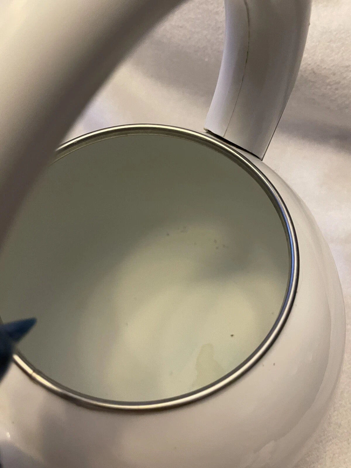 CERAMIC ON STEEL HUMMINGBIRD TEA KETTLE, Vintage, See Description!