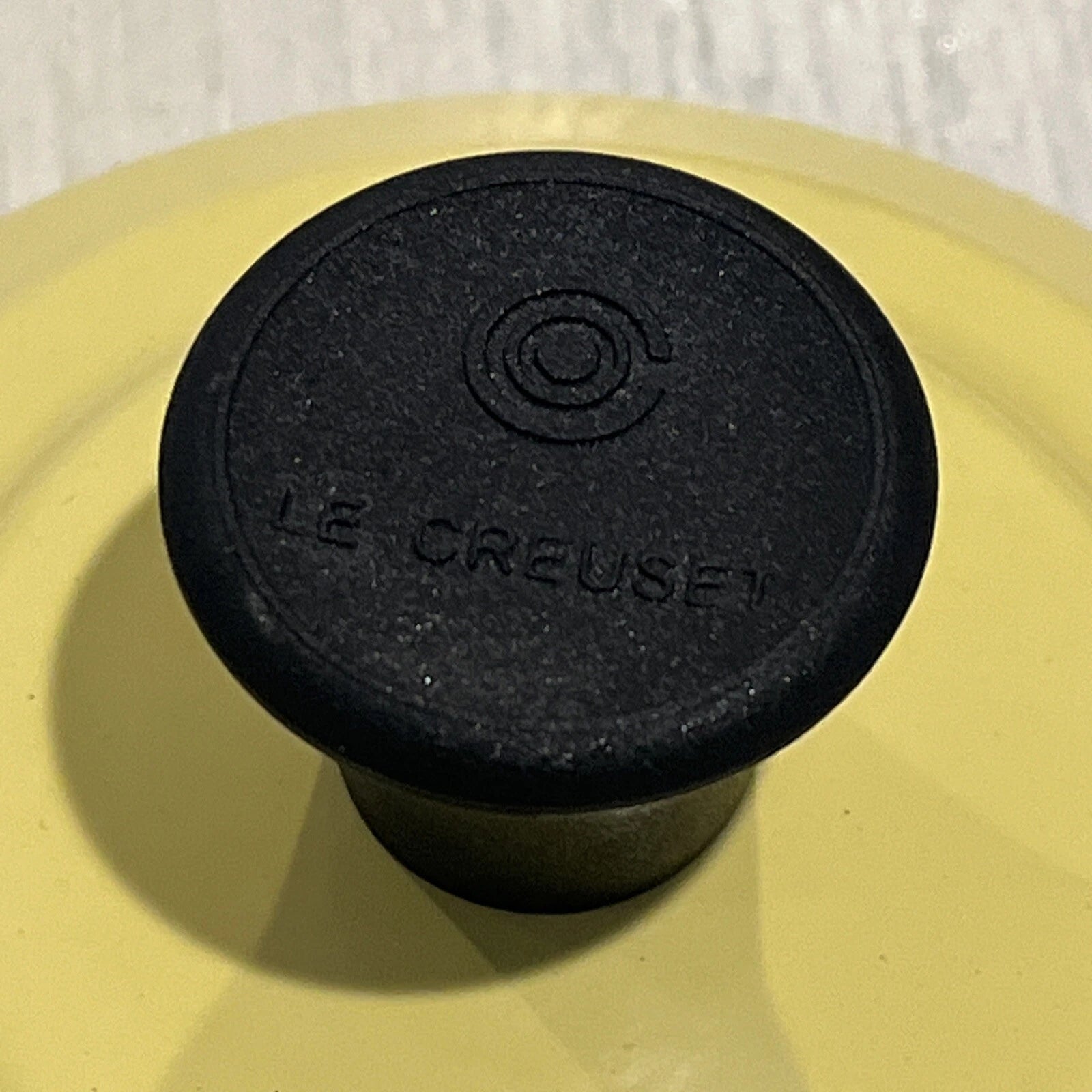 Replacement Le Creuset Yellow Enamel 1.7 Quart Metal Teapot LID