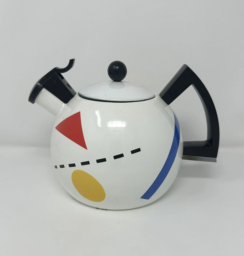 1985 Sam Lebowitz Post Modern Memphis Style Teapot