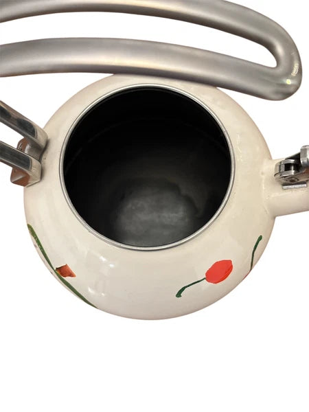 Lenox Kate Spade Teapot Kettle New York Pretty Pantry 2.5 Quart Whistles Chip