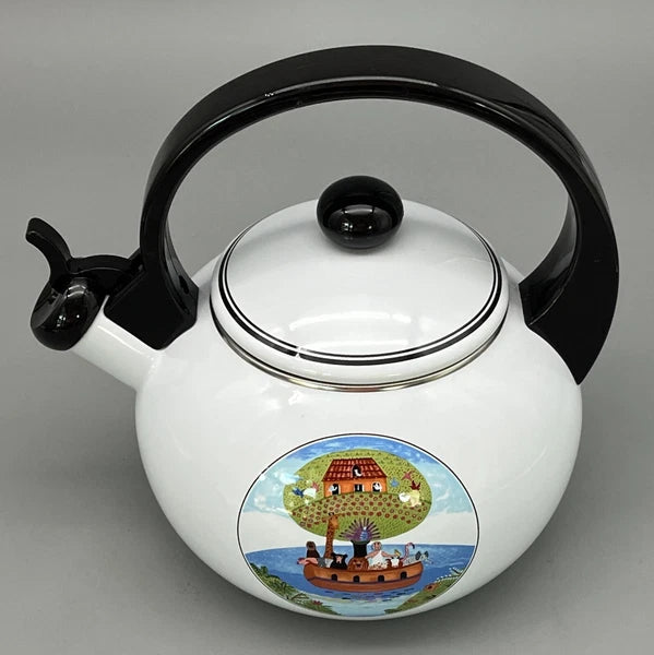 Villeroy & Boch Design Naif Tea Kettle Noah's Ark Folk Art 67.5 oz w/tag