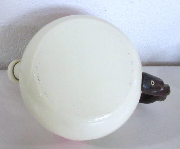 Franciscan Desert Rose Enamel Tea Kettle Vintage USA