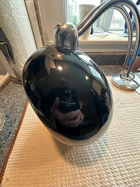 Enamel-on-Steel Classic Tea Kettle BLACK 1.5 Qt