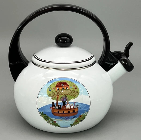 Villeroy & Boch Design Naif Tea Kettle Noah's Ark Folk Art 67.5 oz w/tag