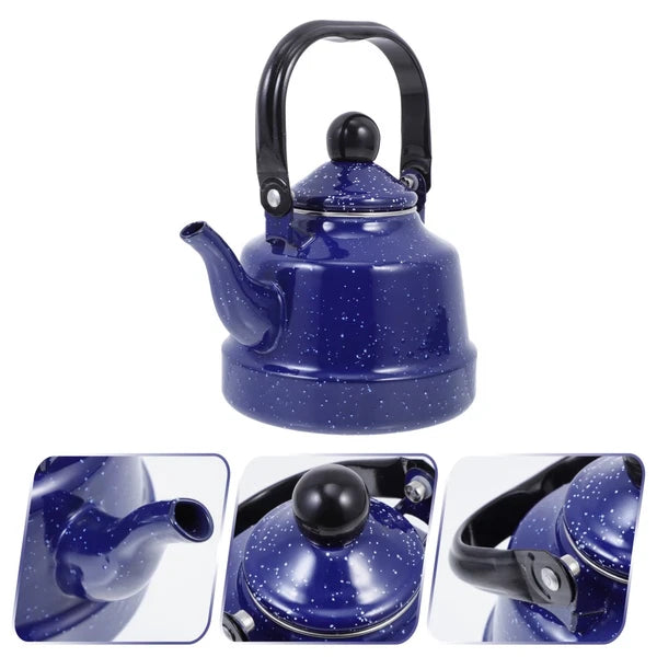 Cooking Kettle Office Tea Pots for Stove Top Ergonomic Metal Camping Kettles