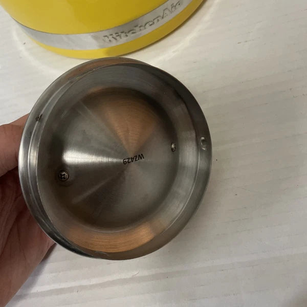 Kitchen Aid Citrus Sunrise Kettle C Handle Enamel Trim Bandsome Yellow Retro