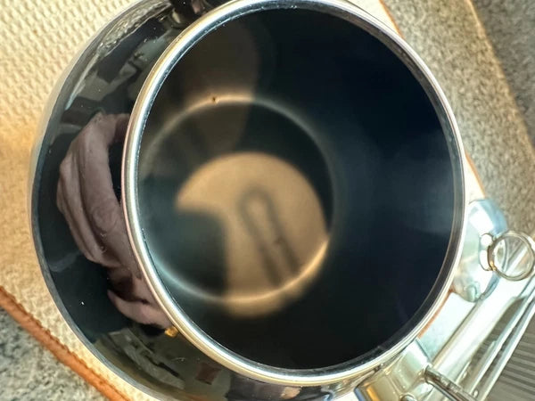 Enamel-on-Steel Classic Tea Kettle BLACK 1.5 Qt