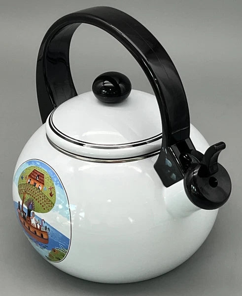 Villeroy & Boch Design Naif Tea Kettle Noah's Ark Folk Art 67.5 oz w/tag
