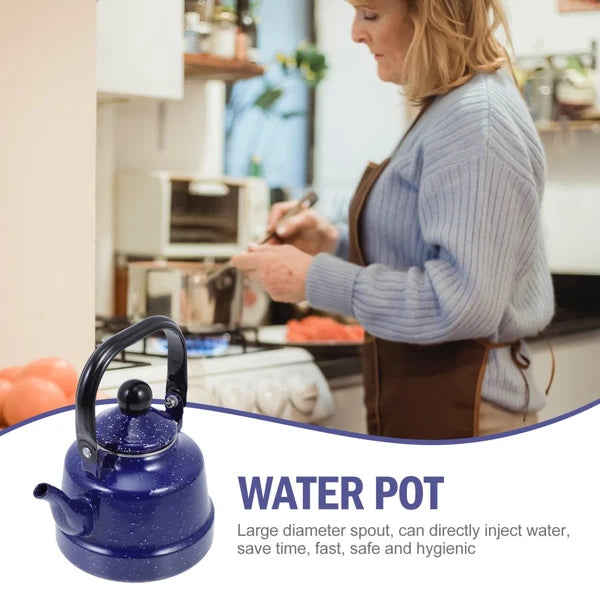 Cooking Kettle Office Teapot for Stovetop Cold Water with Patterns Small