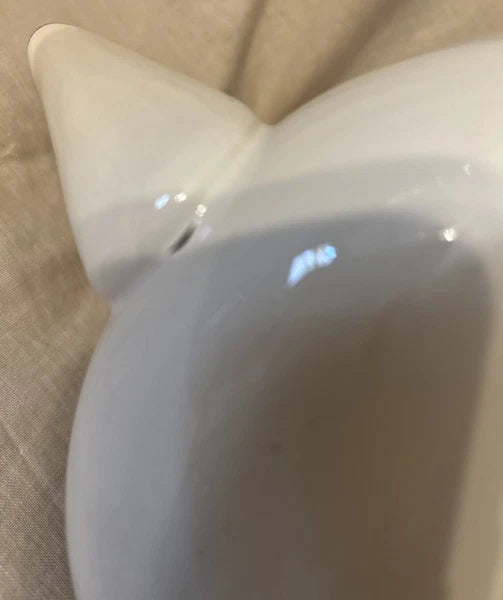 Vintage Enamel Metal Floral Teapot With Wooden Knob & Handle