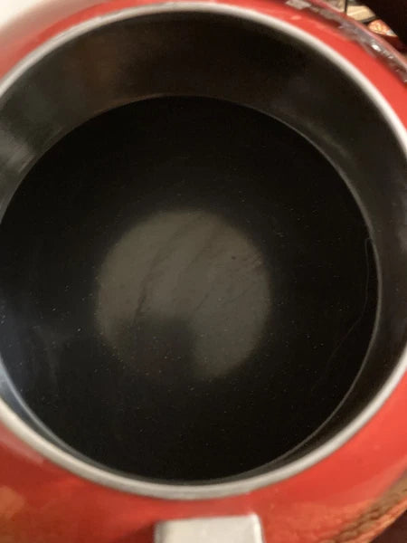 LE CREUSET Ombre Cherry Red Enamel on Steel Tea Pot 1.6 Qt ZEN Whistling Kettle