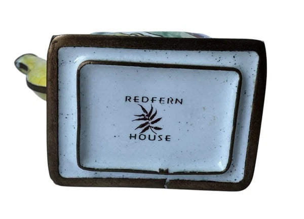 Redfern House Enamel Mini Teapot San Francisco Golden Gate Bridge Cable Car