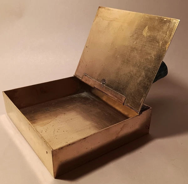 CRUMB CATCHER vtg chinese blue enamel cloisonne coin box teapot vase urn book