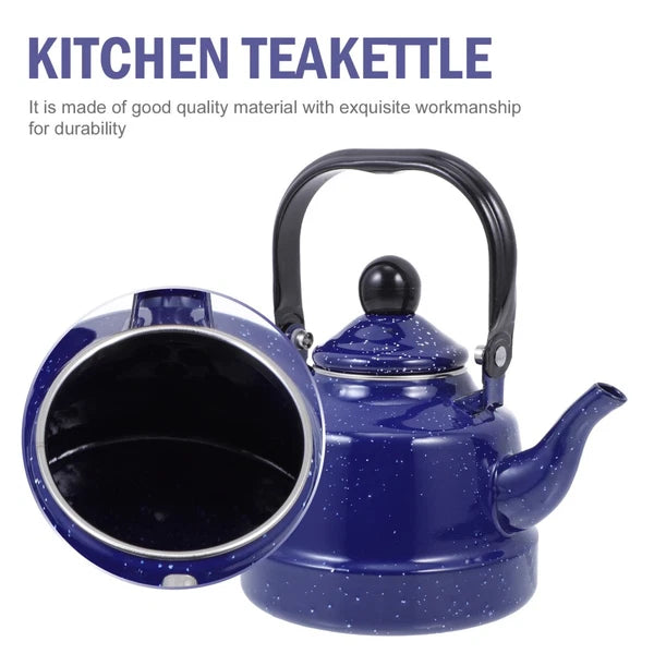 Cooking Kettle Office Teapot for Stovetop Cold Water with Patterns Small