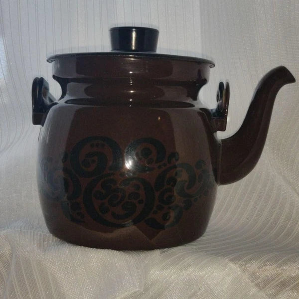 ARABIA Finel Enamel Kettle by Kaj Franck Vintage Finland