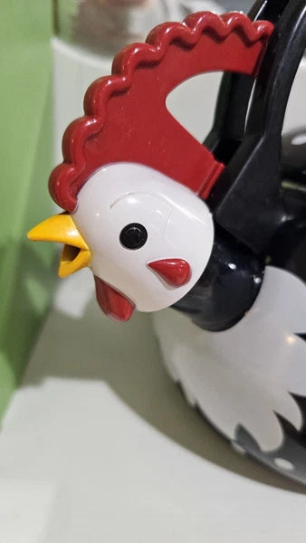 Supreme Housewares Novelty Enamel Whistling Rooster Tea Kettle