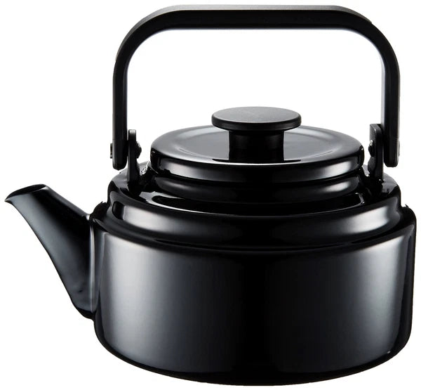 Noda Enamel Amu-Kettle 2.0L Black Made in Japan AM-20KBK Home Kitchen Gift NEW