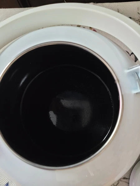 Pre Owned Pfaltzgraff Winterberry 3--Quart Enamel on Steel Tea Kettle