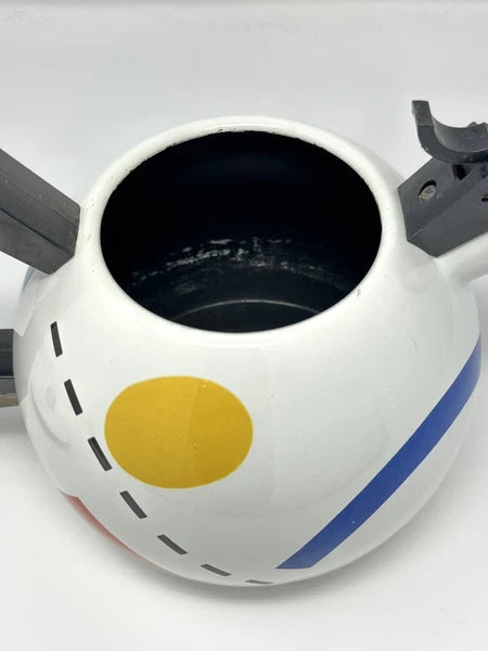 1985 Sam Lebowitz Post Modern Memphis Style Teapot