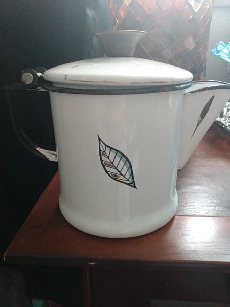 GEORGES BRIARD MCM ENAMELWARE TEA POT