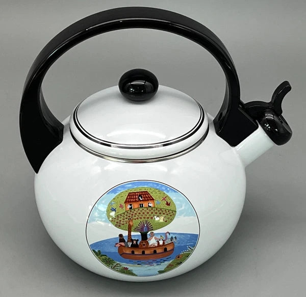 Villeroy & Boch Design Naif Tea Kettle Noah's Ark Folk Art 67.5 oz w/tag