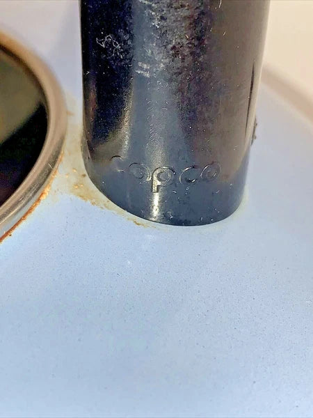 Vintage Copco Whistling Kettle Sam Lebowitz Blue Enamel on Metal 2-3/4 Qt Japan