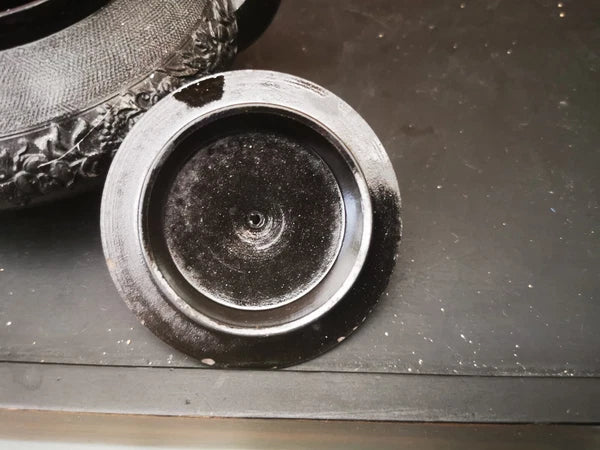 RARE ANTIQUE CYPLES SPODE 1815 TO 1820 BLACK BASALT SMALL TEAPOT GOOD CONDITION