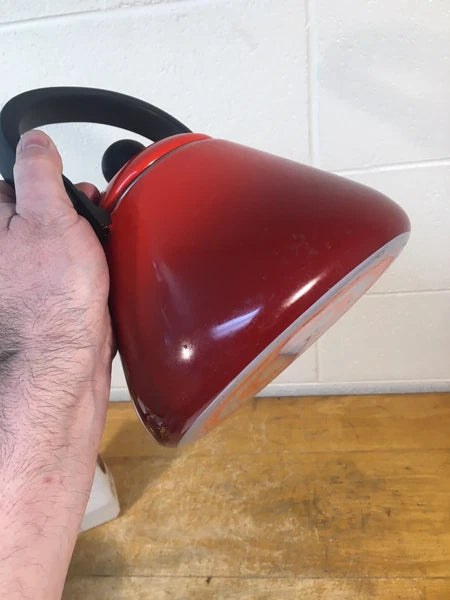 Le Creuset Tea Pot Kettle 1.6L 1.7Qt Enamel fire red nice