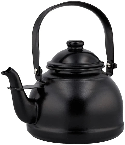 Haas design's kettle matte black 1.7L mini retro kettle MRTK-02 Made in Japan
