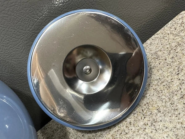 Vintage 80’s Blue Fiesta Homer Laughlin by Copco Enamel Tea Kettle in EUC, RARE!