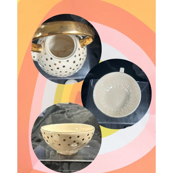 Anthropologie Sweet Sentiment "You're my cup of tea" Teapot with Cup