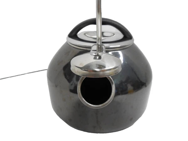CHANTAL Whistling Tea Kettle 2 quart Steel / Enamel Dark Gray