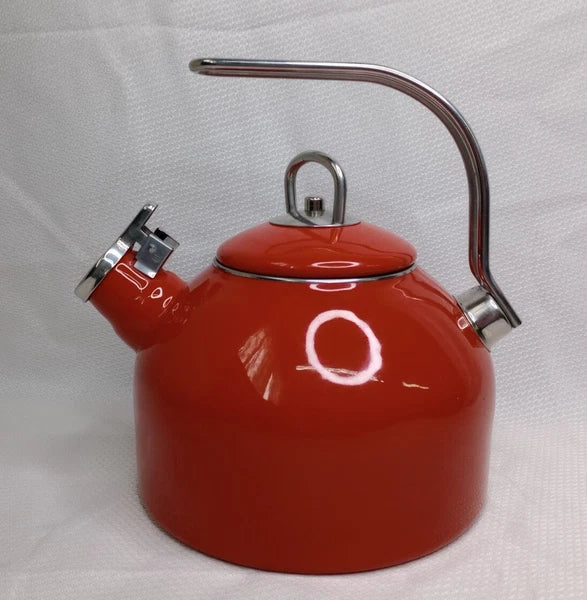 Tea Kettle Martha Stewart Collection 2.5 Qt. Enamel on Steel