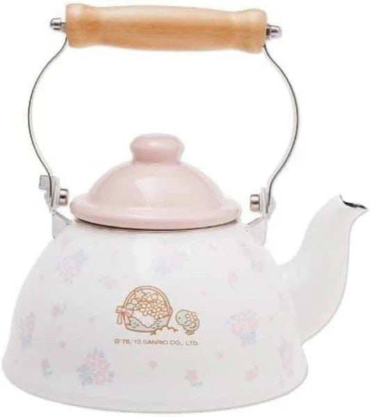 Little Twin Stars m21N  Enamel Tea Kettle Kikirara