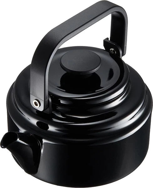 Noda Horo Japanese Enamel Kettle 2.0L AM-20KBK Black made in Japan