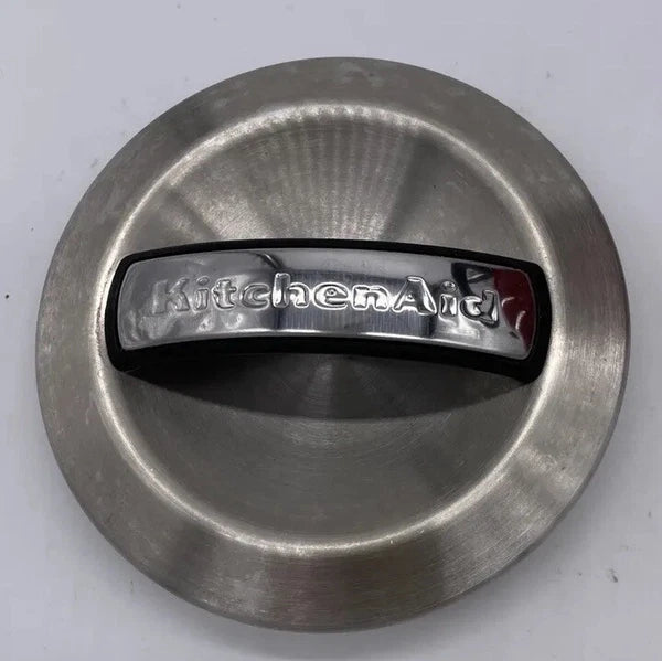 KitchenAid 2 Qt Whistling Tea Kettle Pot Red Enamel C Handle Stainless GUC